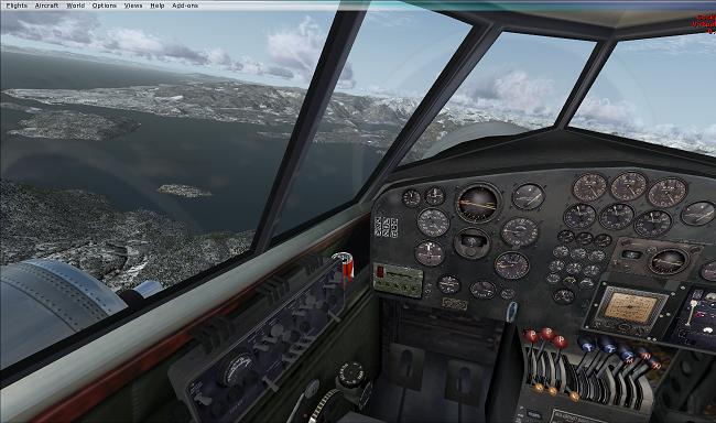 Cockpit du Avia57