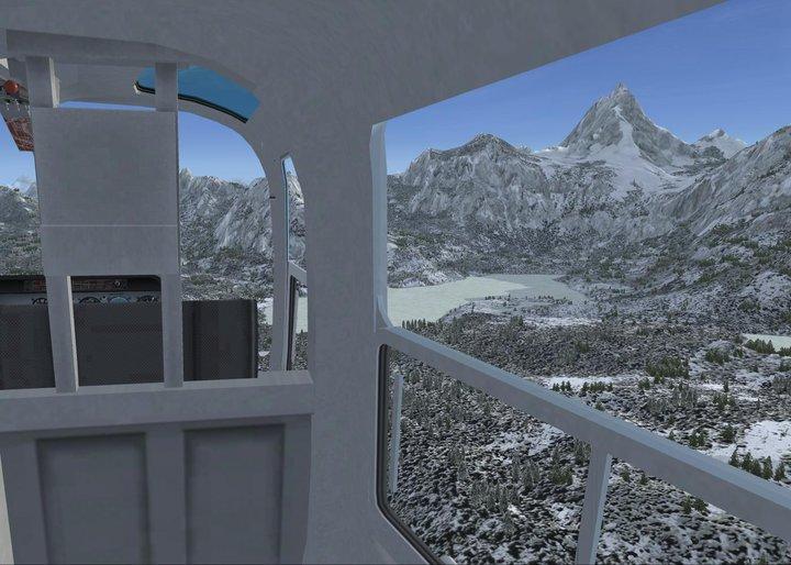 Mont Assiniboine sur flight simulator X