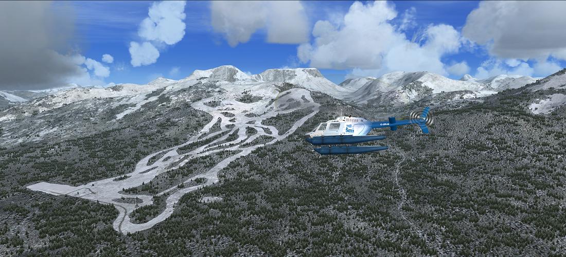 Lake louise ski resort sur flight Simulator X